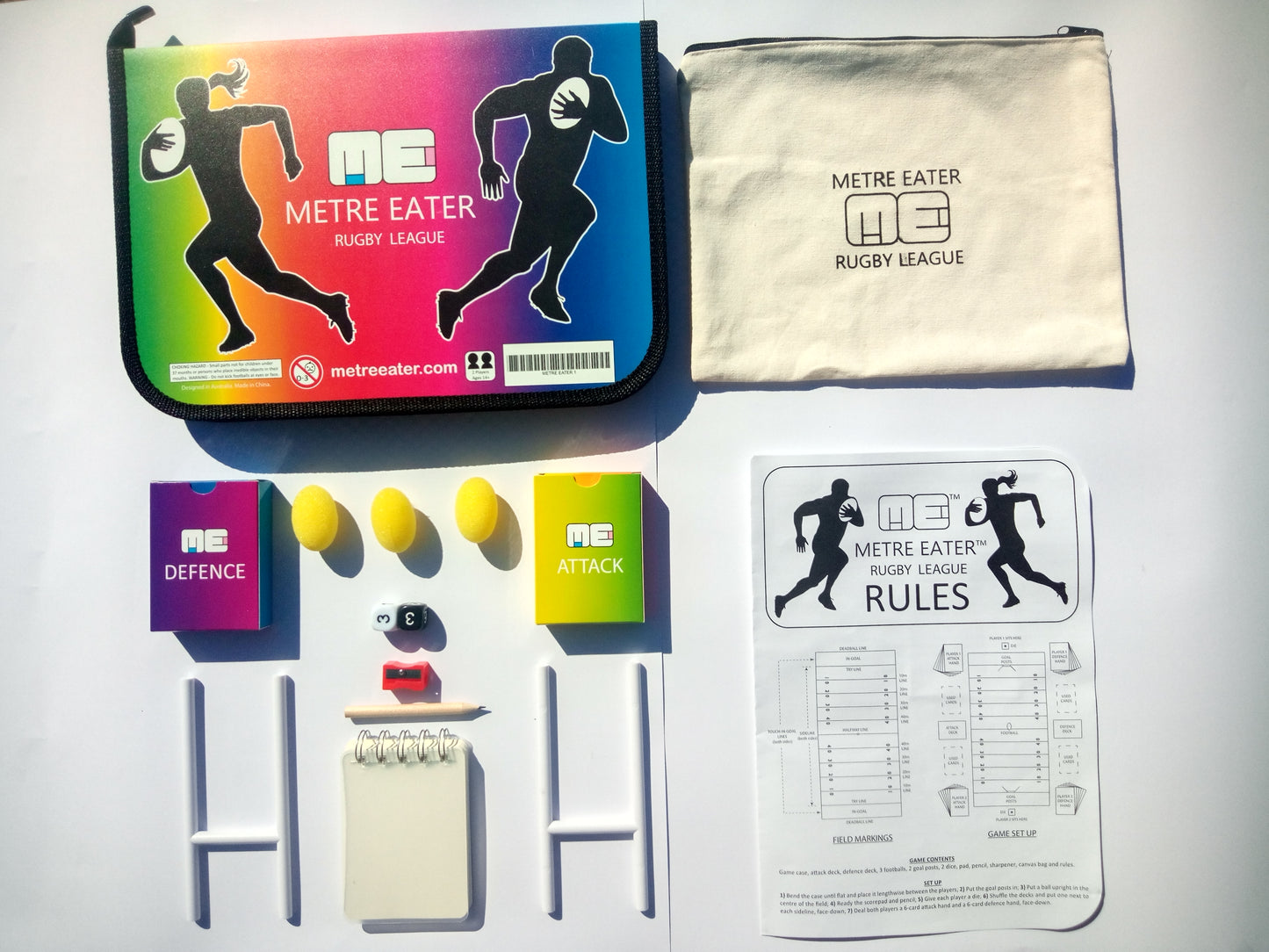 Metre Eater Rugby League Board Game